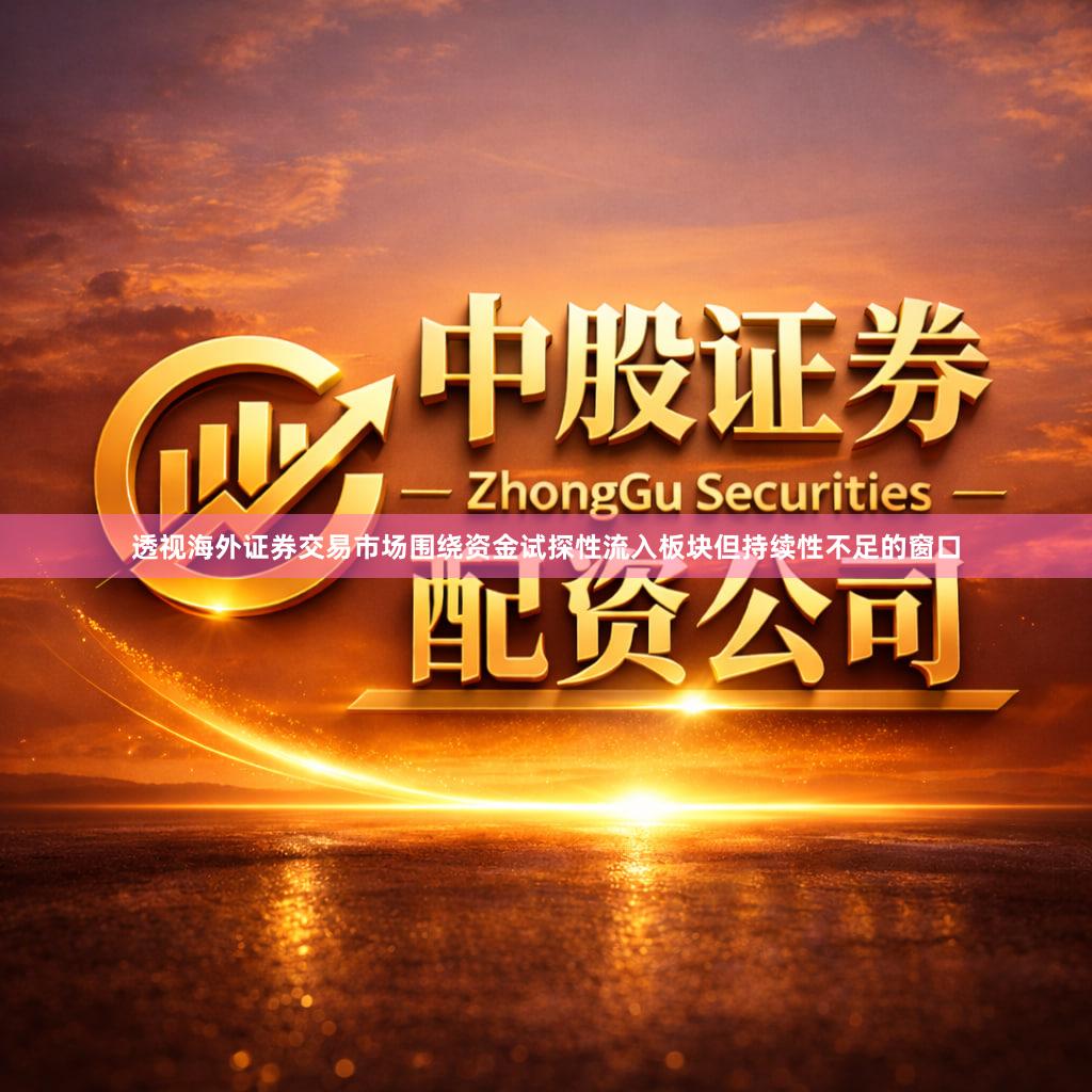 透视海外证券交易市场围绕资金试探性流入板块但持续性不足的窗口