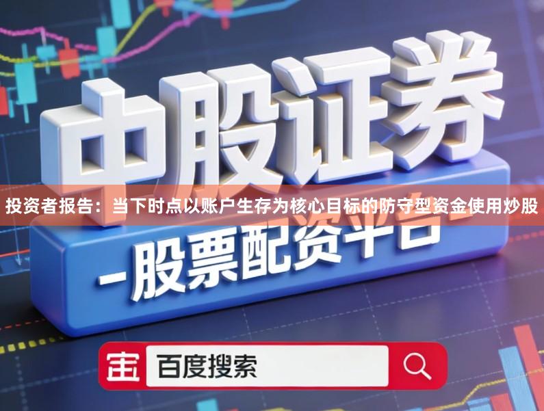 投资者报告：当下时点以账户生存为核心目标的防守型资金使用炒股
