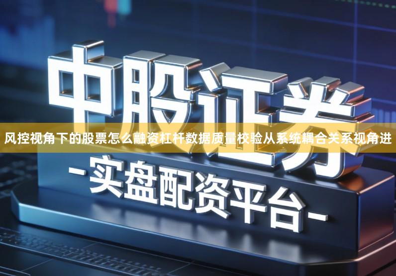 风控视角下的股票怎么融资杠杆数据质量校验从系统耦合关系视角进
