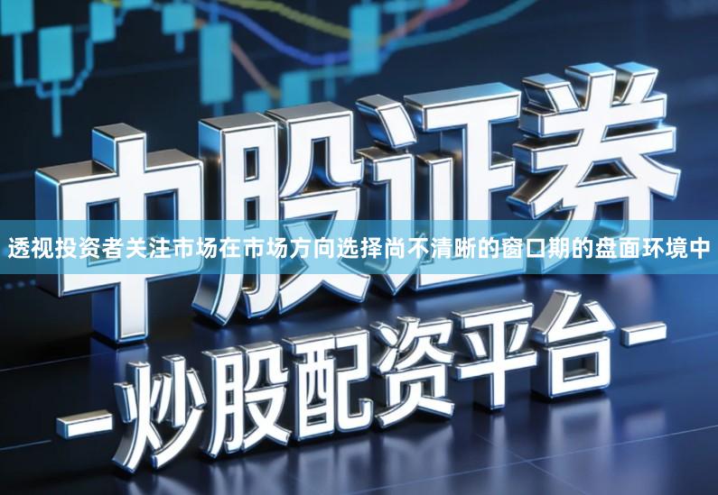 透视投资者关注市场在市场方向选择尚不清晰的窗口期的盘面环境中